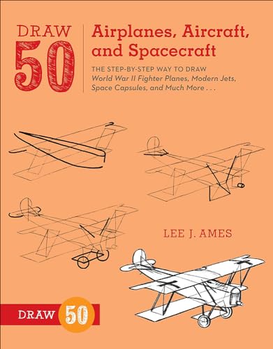 Draw 50 Airplanes, Aircraft, and Spacecraft