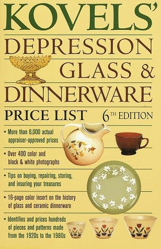 Kovels' Depression Glass & Dinnerware Price List