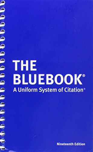 Bluebook a Uniform System of Citation