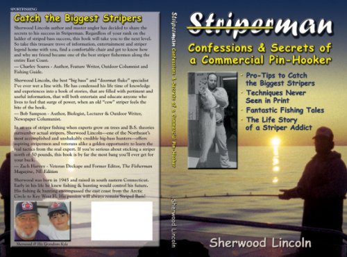 Striper Fishing Book Striperman By Sherwood Lincoln Striperman