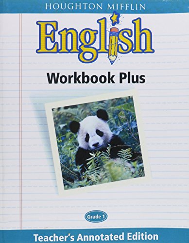 Houghton Mifflin English Workbook Plus Grade  Teachers Annotated Edition