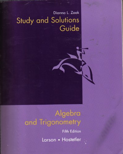 Alg & Trig Study & Sols Gde