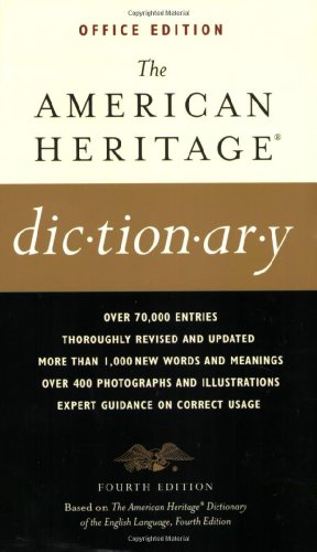 Amer Heritage Dict