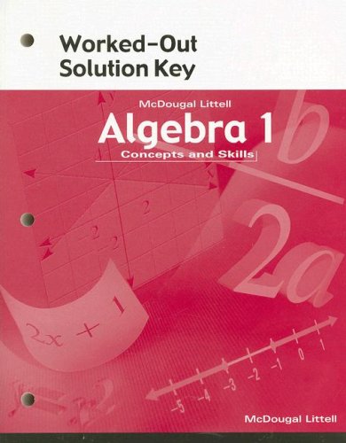 Algebra Concepts and Skills