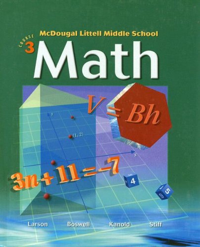 McDougal Littell Middle School Math, Course 3