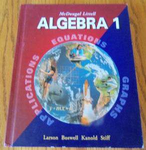 McDougal Littell Algebra 1 
