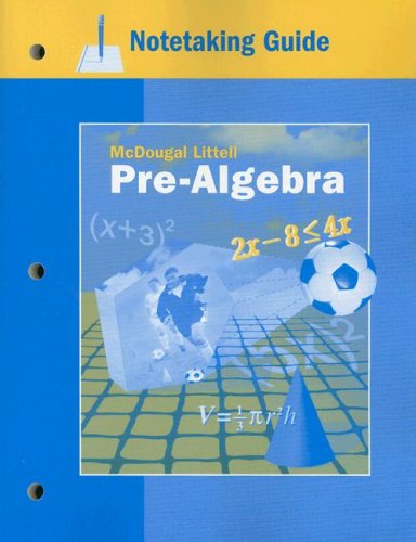 McDougal Littell Pre-Algebra
