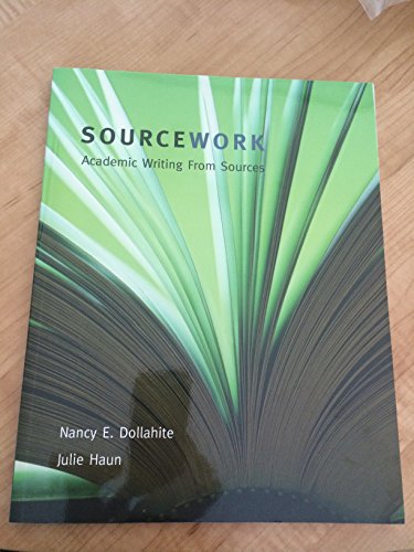 Sourcework - Academic Writing from Sources