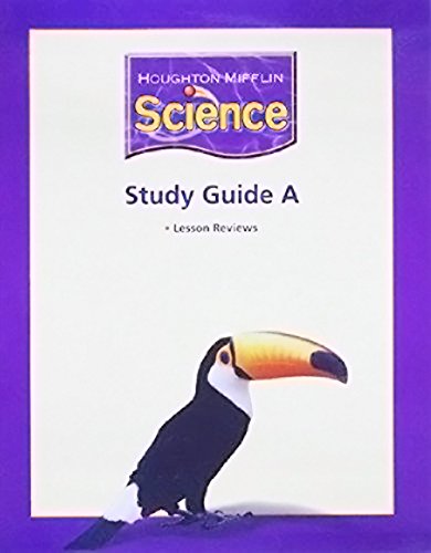 Houghton Mifflin Science Study Guide A Extra Support BLMTAE Book Grade