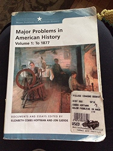 Major Problems in American History