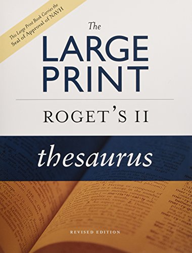 Large Print Roget's II Thesaurus, Revised Edition