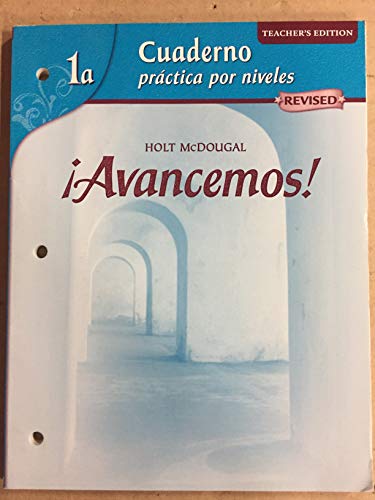 Cuaderno: Practica Por Niveles Workbook (Avancemos!, Level 1a)