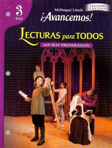 Lecturas para todos Workbook (Avancemos!, Level 3)