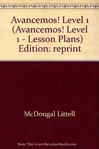Â¡Avancemos!: Lesson Plans Level 1