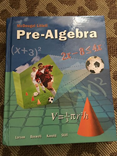 McDougal Littell Pre-Algebra