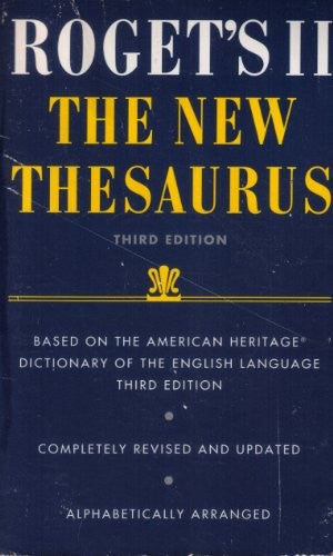 Webster's New Roget's Thesaurus, Office Edition