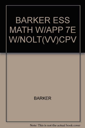 Essential Mathematics with Applications