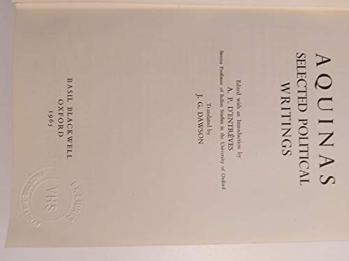 Selected Political Writings
