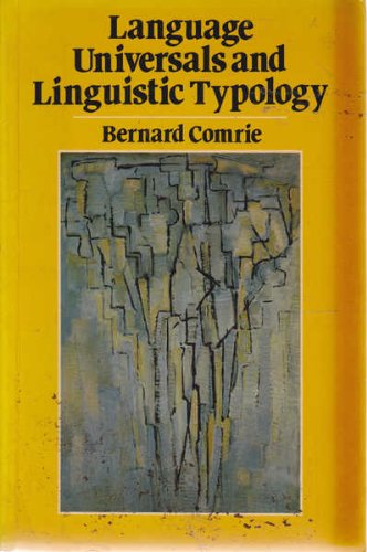 Language Universals and Linguistic Typology