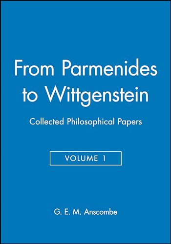 From Parmenides to Wittgenstein, Volume 1
