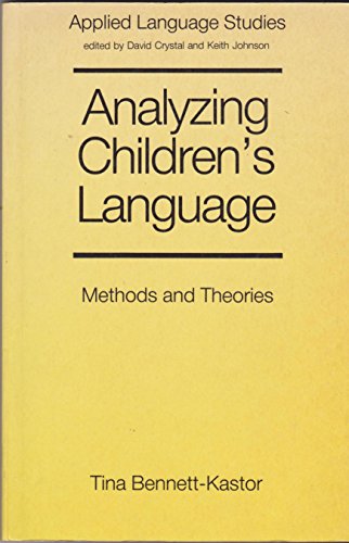 Analysing Children's Language