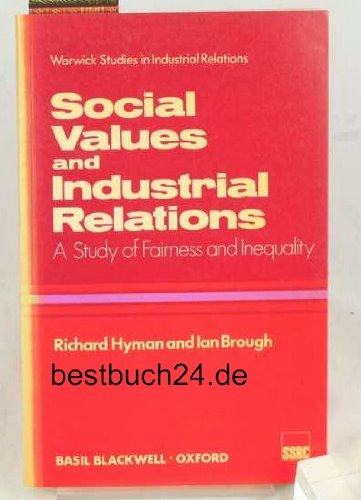Social Values and Industrial Relations