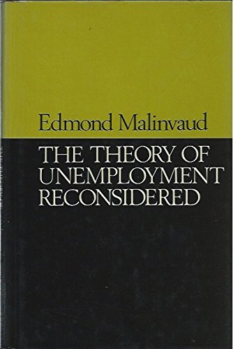 Theory of Unemployment Reconsidered