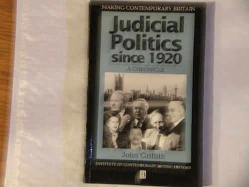 Judicial Politics Since 1920