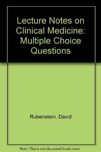 Lecture Notes on Clinical Medicine