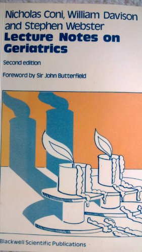 Lecture Notes on Geriatrics