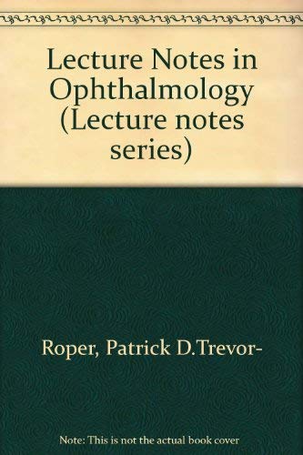 Lecture Notes in Ophthalmology