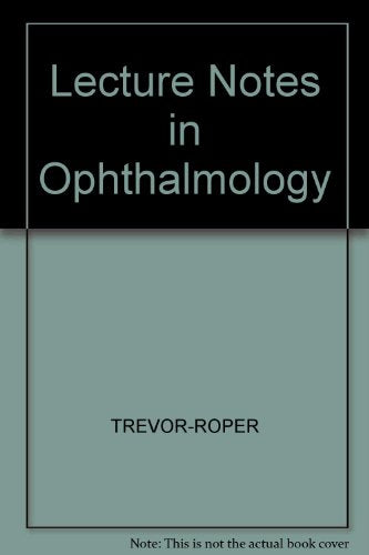 Lecture Notes in Ophthalmology
