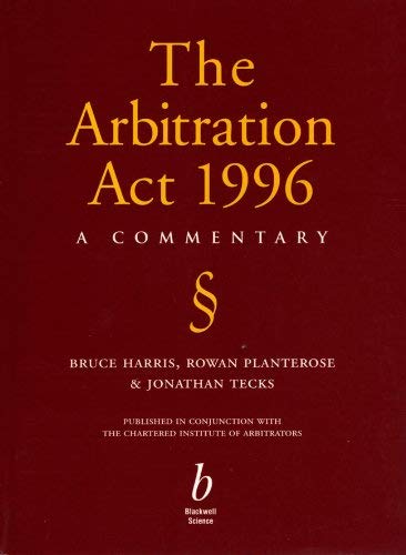 The Arbitration Act, 1996