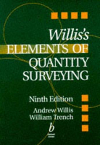 Elements of Quantity Surveying