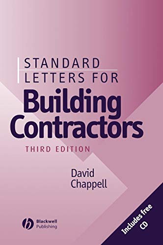 Standard Letters for Building Contractors