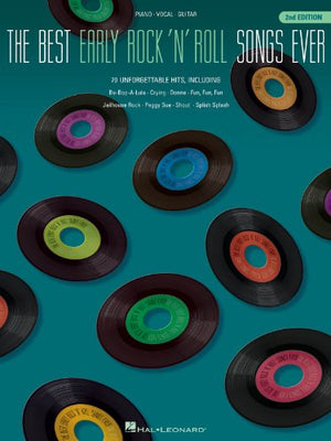 The Best Early Rock'N'Roll Songs Ever. Piano, Vocal and Guitar: 70 Unforgettable Hits