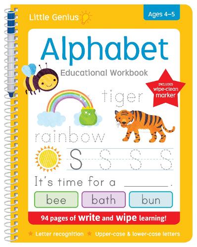 Little Genius Write and Wipe Bind Up - Alphabet