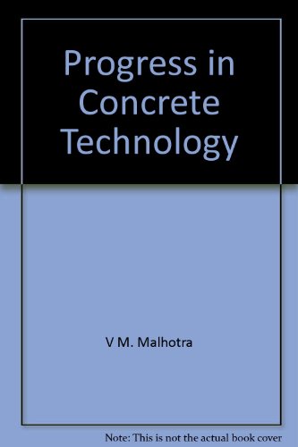 Progress in Concrete Technology