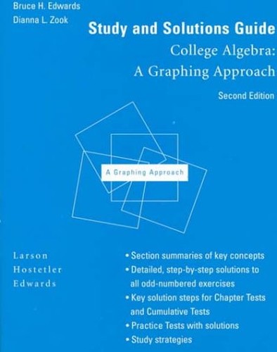 Study and Solutions Guide for College Algebra