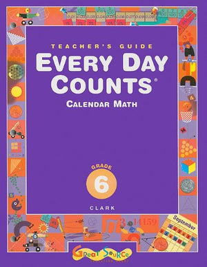 Every Day Counts, Grade 6, Calendar Math