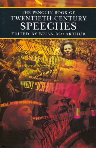 The Penguin Book of Twentieth-century Speeches