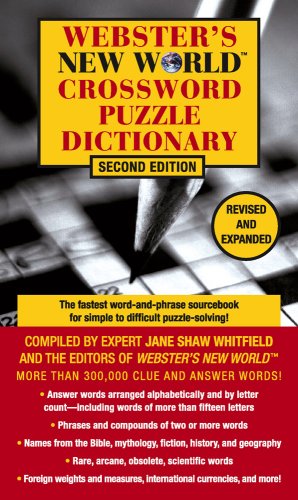 Webster's New World Crossword Puzzle Dictionary