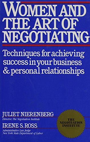 Women and the Art of Negotiating