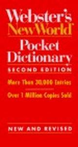 Webster'S New World Pocket Dictionary 