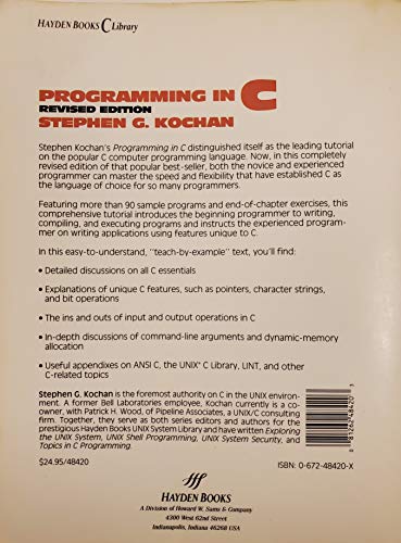 Programming in C.
