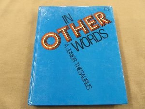 In other words, a junior thesaurus