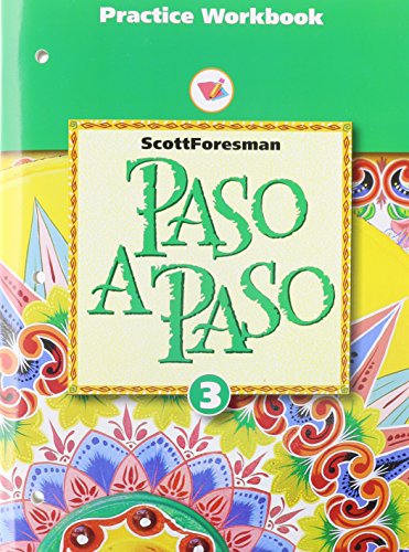 Paso a Paso 1996 Spanish Practice Sheet Student Workbook Level 3