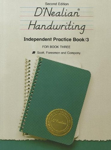 Dnealian Handwriting 1987 Independent Practice Book Grade 3