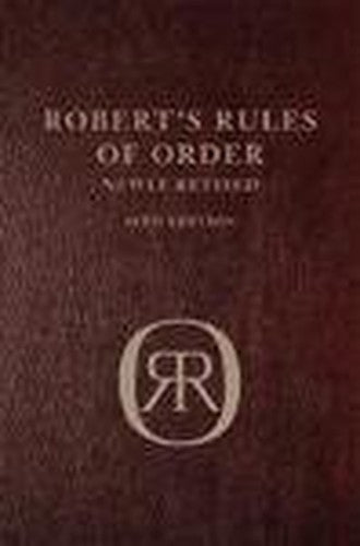 Robert's Rules of Order