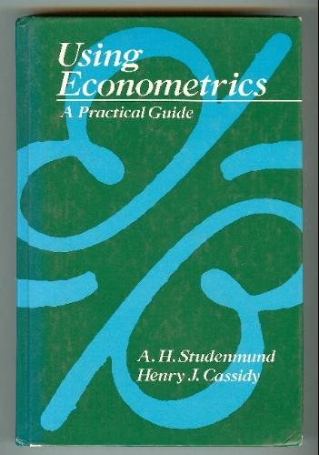 Using Econometrics Sp O/E Studenmund